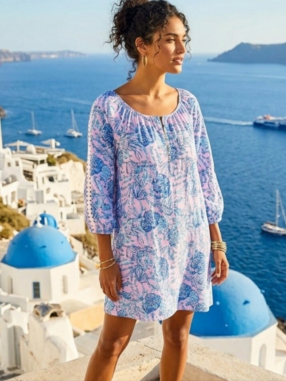 Lilly Pulitzer Remmy Tunic Dress Magnolia Lilac A Little Jelly M